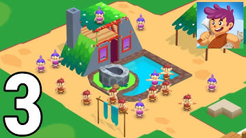 Idle Jungle: Survival Builder - Gameplay / Walkthrough - Part 3 (IOS & Android) - Hitting Level 10!