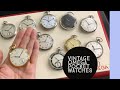 A Collection of 1930s - 1940s Vintage Omega Pocket Watches - Which is your favorite?