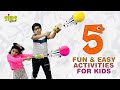 5 Fun and easy activities for kids  l Creative art and craft ideas  (Part1)