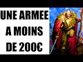 Debuter ladeptus custodes en 1000 points pour moins de 200 