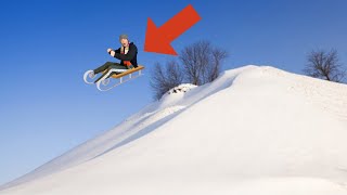Intoxicated Sledding GONE WRONG (We Almost Died)