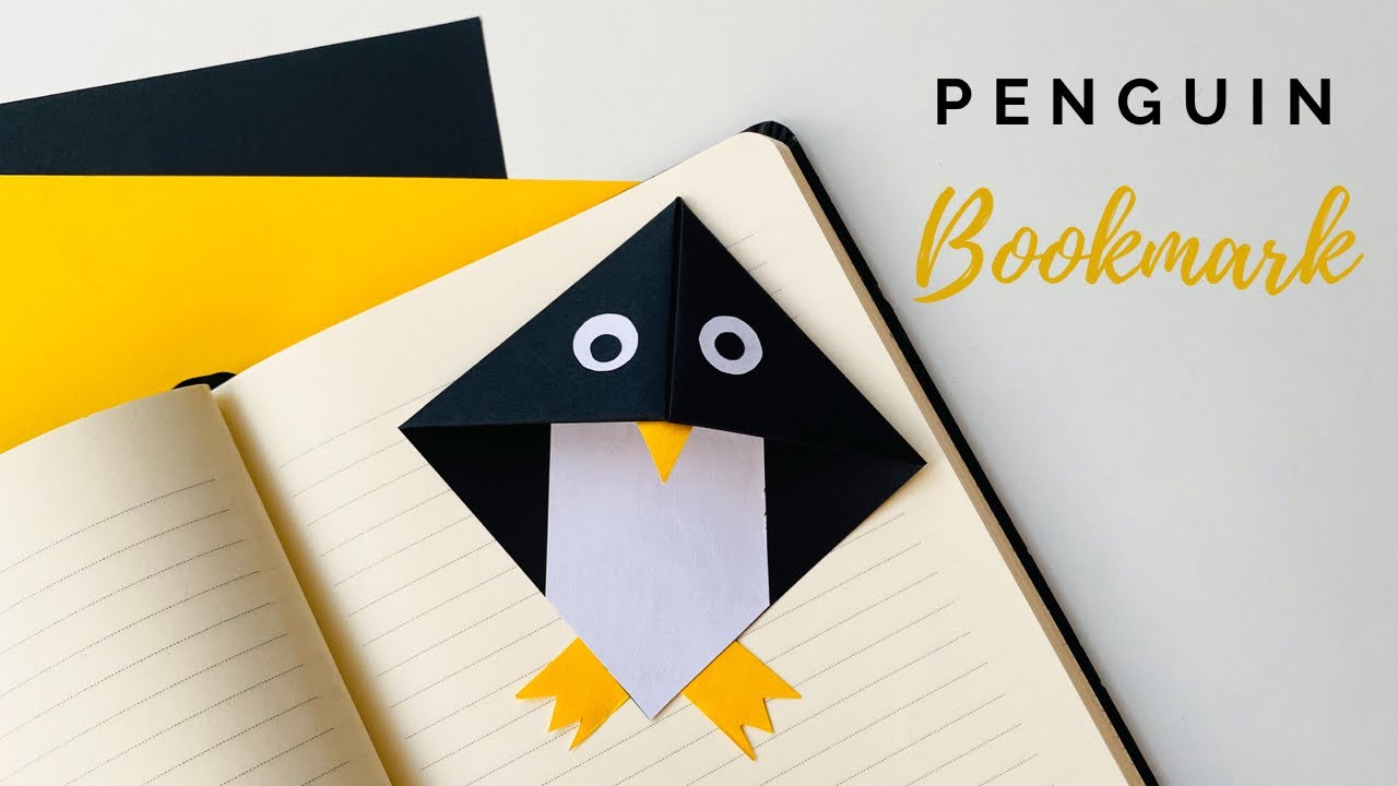 How to make a bookmark | Cute Penguin Corner Bookmark |  DIY Bookmark Ideas 