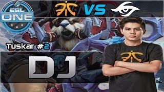 Dota 2 | Fnatic DJ / Chrissy - Tuskar | vs Team Secret | Gameplay @ESL