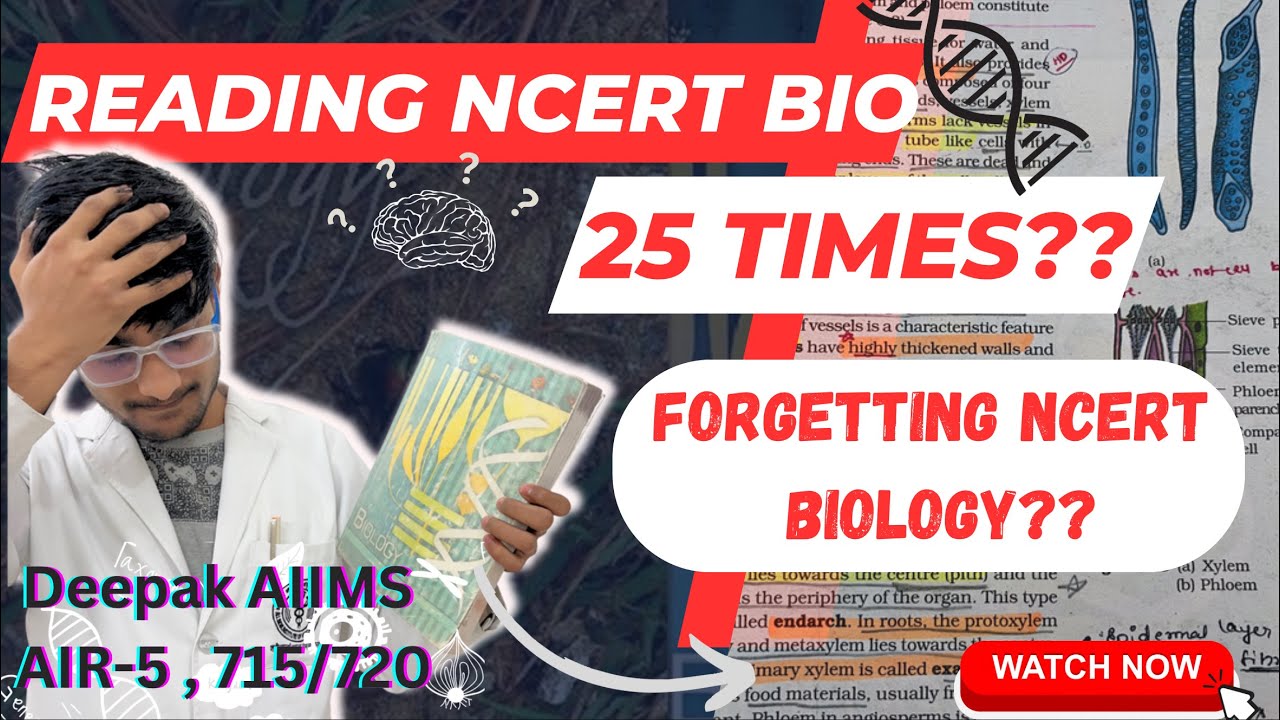 How To Memorise NCERT BIOLOGY How Many Times To Read NCERT How To Memorise NCERT BIOLOGY How Many Times To Read NCERT