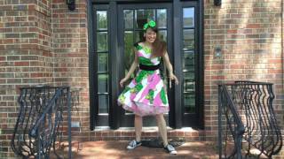 Ikea Fabric Broccoli Dress!