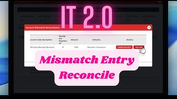 IT 2.0 Post Office | Mismatch Entry Reconcile at SO
