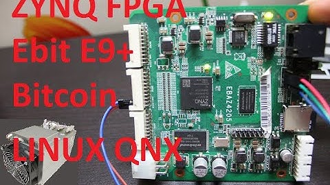 Bitcoin Xilinx ZYNQ7010 Dual-core ARM Cortex-A9 FPGA Ebit E9+ board Running Linux and QNX - 20$