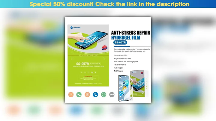Get SUNSHINE SS-057 SS-057EK SS-057RK Hydrogel Film Mobile Phone Screen Protective Film With Cuts Q