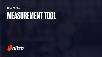 Nitro Pro: Measurement Tool