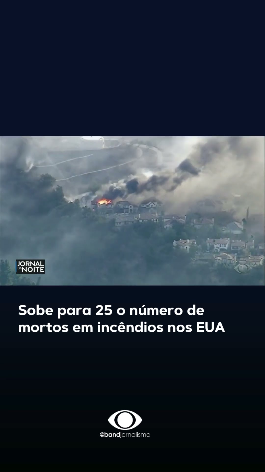 Sobe para 25 o número de mortos em incêndios nos EUA #shorts