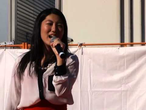 山口真衣花「あなただけ見つめてる」(大黒摩季)平林テニスコート跡地、１４.１０.１８