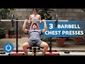 Best BARBELL CHEST PRESS Exercises 🏋️‍♀️ Increase Chest Size and Tone