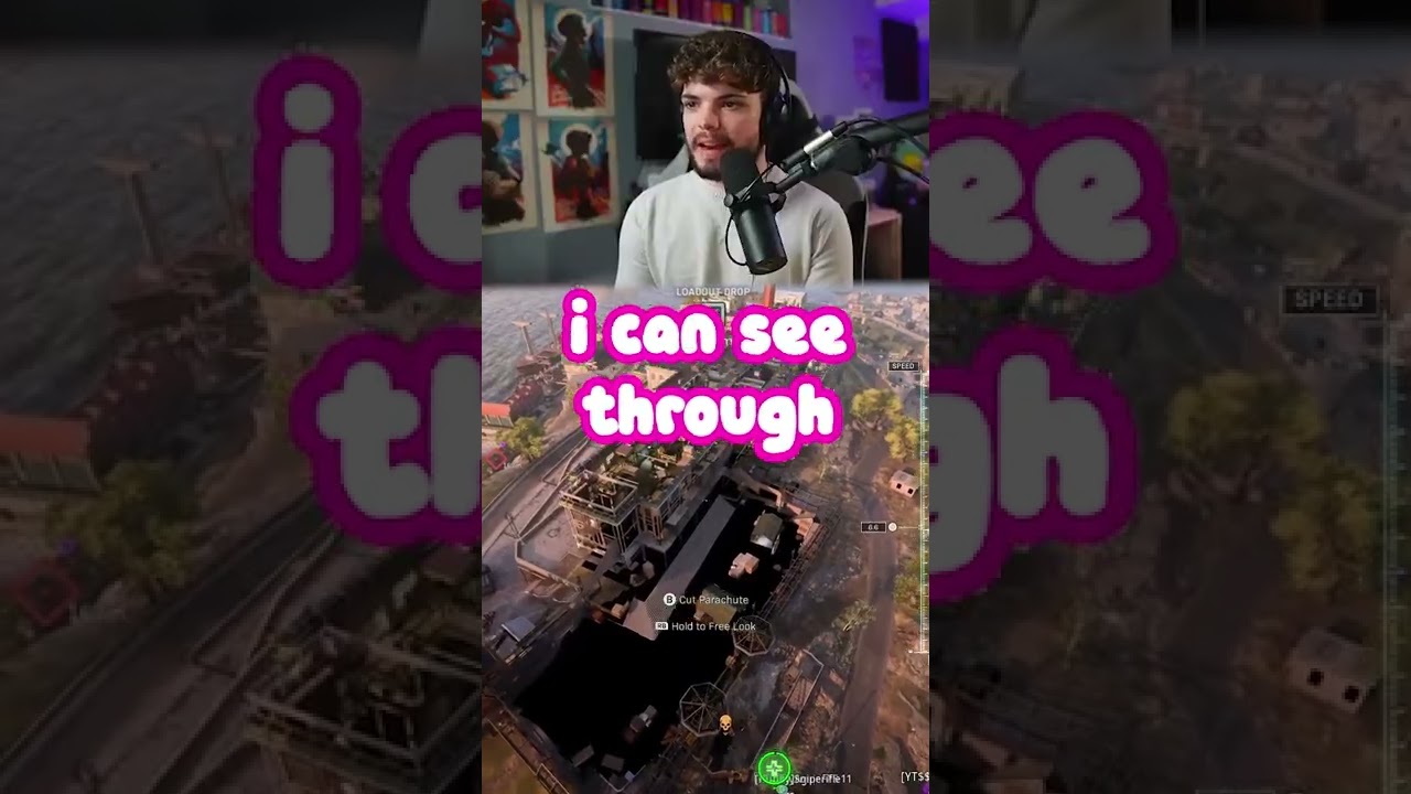 Seeing through wall in Warzone
