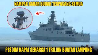 KRI Raja Haji Fisabilillah OPV 90 M Buatan Lampung Uji Tembak Meriam- Maharejalela Auto Tertinggal