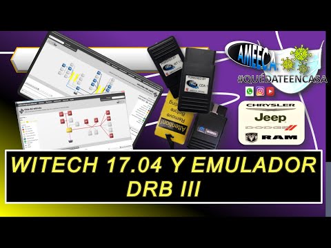 MICROPOD II EN LINEA, WITECH 17.04 Y EMULADOR DRB III (TUTORIAL)