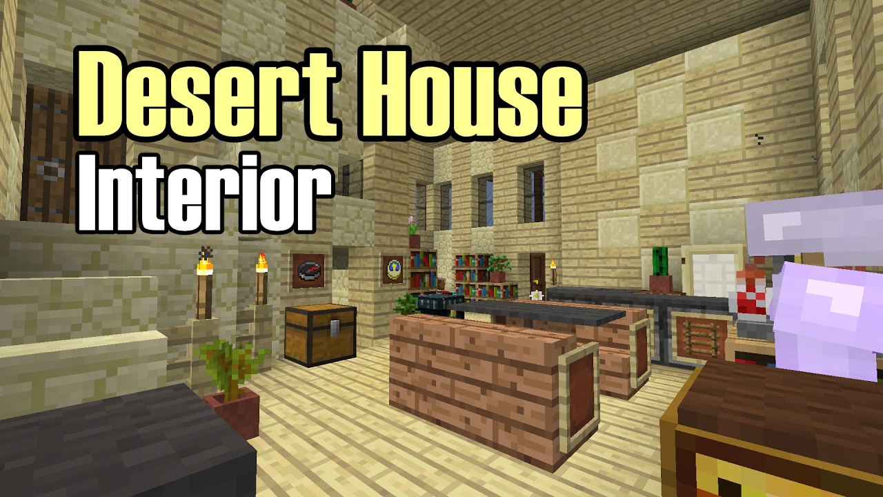 Minecraft Desert House Interior Design Youtube