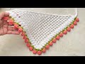 Crocheted Hyacinth Pattern Bandana/ Tığ işi Sümbül Bandana/Güzel ve Favori Bandana