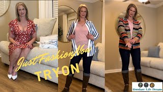 Just Fashion Now Clothing Sweater Boots and Dress Tryon Haul