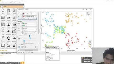 Clustering K-Means menggunakan Aplikasi Orange