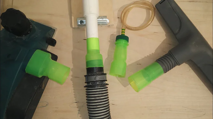 Making Custom Vacuum Adapters / Vacuum Cleaner Adapter / DIY Plastic Bottle Dust Collection Adapters