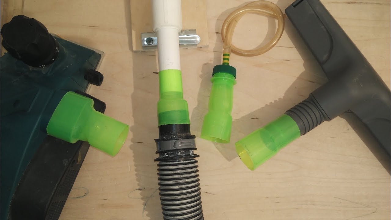 How to make short hose for shop vac dust collection systems 