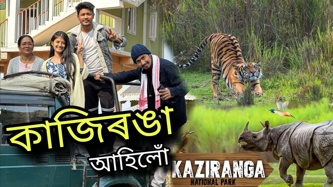 কাজিৰঙা আহিলোঁ 🤗 || Kaziranga National park 🐆 || 