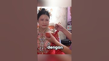 momen haru seorang ayah menyuapi putrinya yang akan menikah