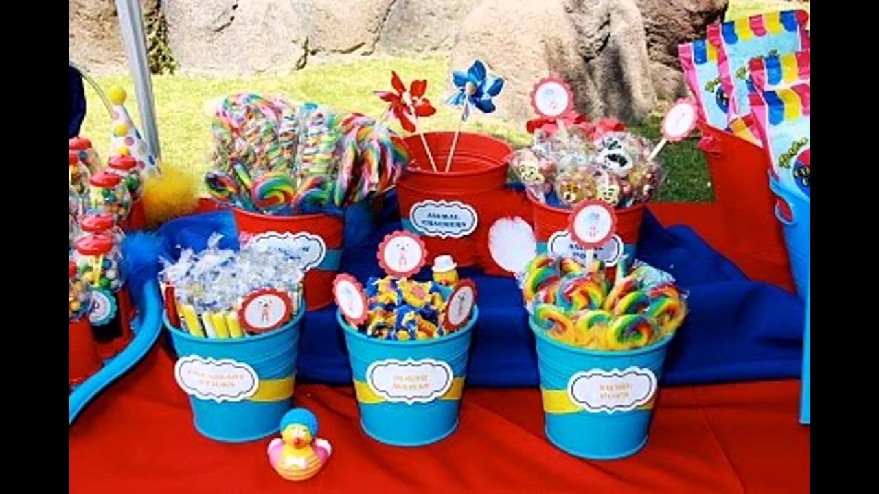 Baby birthday party decorations at home ideas YouTube