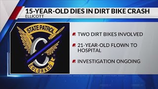 15-year-old dies in dirt bike crash east of Colorado Springs