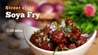 Easy Chilli Soya Fry Recipe | High Protein Snacks | Quick and Tasty Soya Chunks Recipe | Cookd screenshot 5