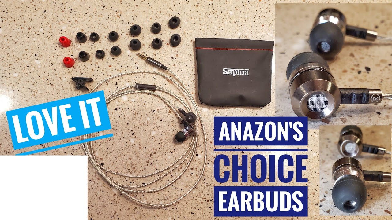 Amazon's Choice Earbuds Sephia SP3060 Noise Isolating Earbuds Review