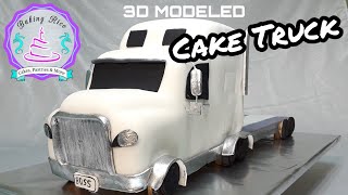 3D MODELED Truck Cake
