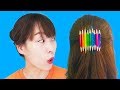 색연필로 머리를 묶었다?! 서은이엄마의 색연필 악세사리 만들기 crayon accessory diy ㅣJOYPONG