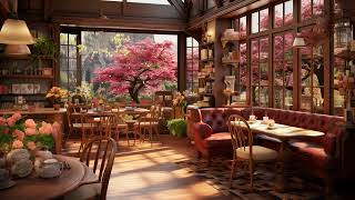 Spring Morning Jazz in a Cozy Coffee Shop Ambience  Relaxing Jazz Music for Stress Relief