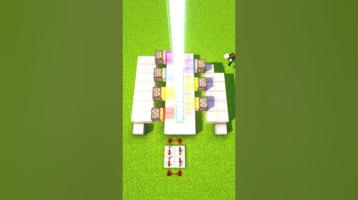 🌈MAGIC Rainbow Beacon in Minecraft! #minecraft #shorts