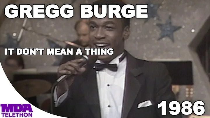 Gregg Burge - "It Don't Mean A Thing" (1986) - MDA...