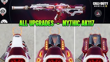 Mythic AK117 Lava All Upgrades & Kill Effects CODM - Inspection COD Mobile