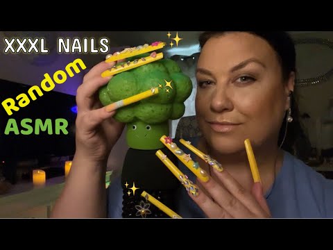 XXX Long Nails ASMR / Random Triggers