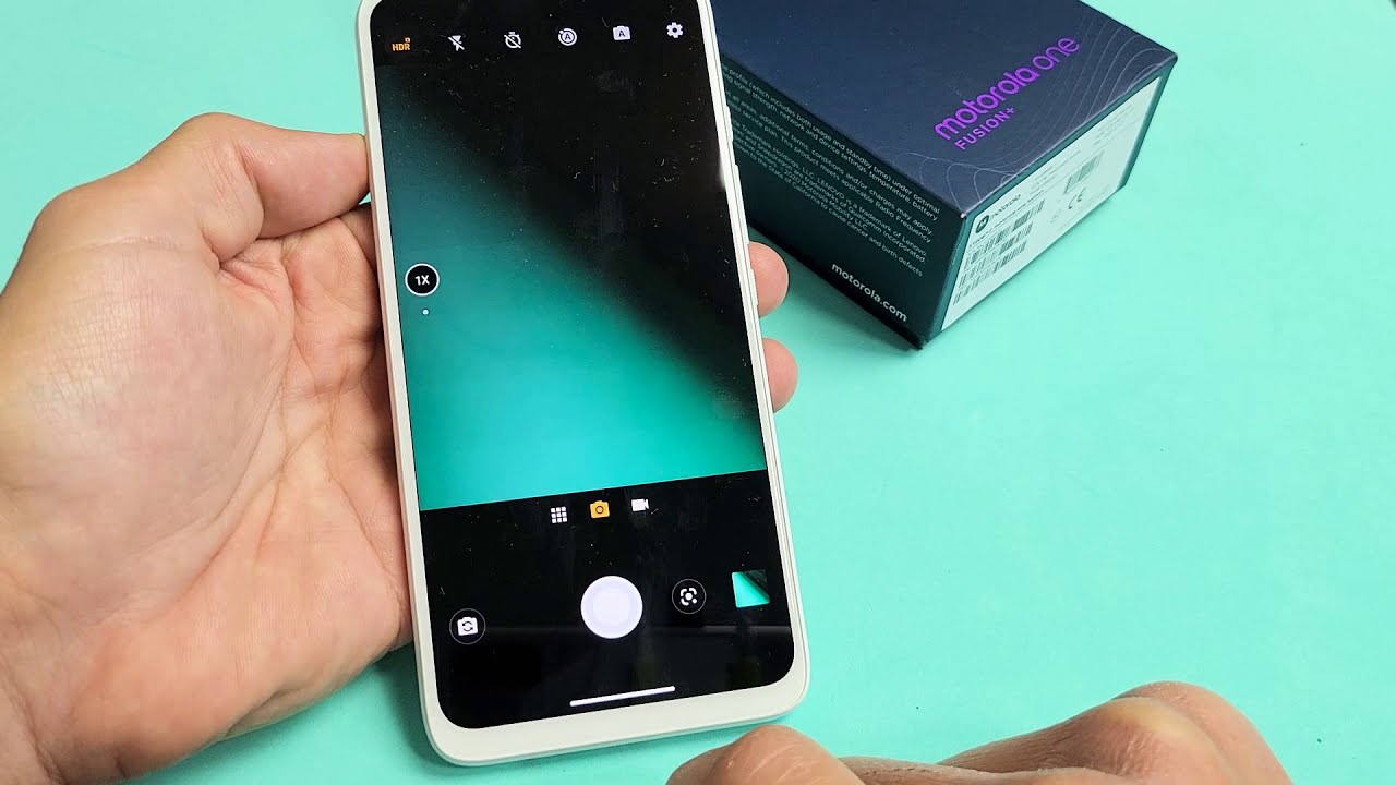 How to Turn Camera Shutter Click Sound ON/OFF on Motorola One Fusion ...