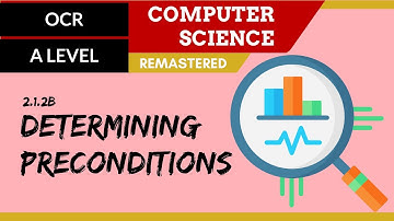 121. OCR A Level (H046-H446) SLR19 - 2.1 Determining preconditions