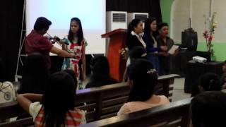 Bro JP playing violin for the first time in church! - 20161218 145708