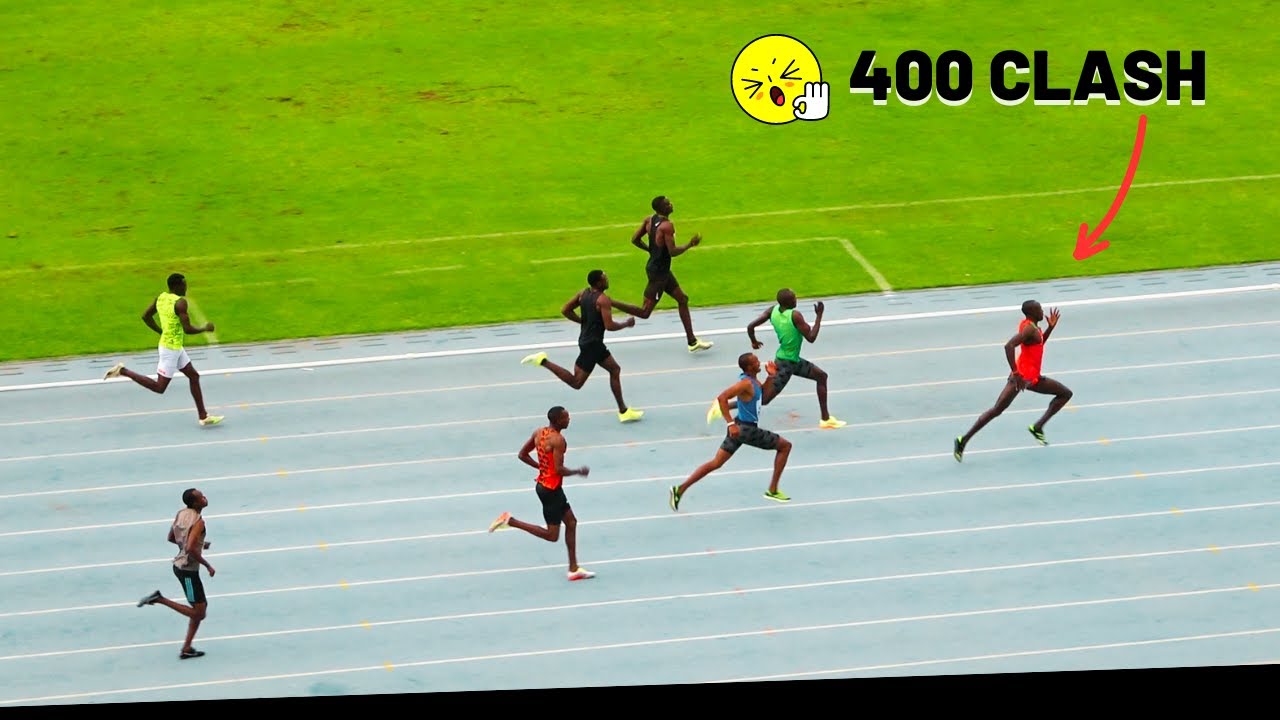 Mens 400m Semifinal Heat 1  Ekwam Zablon Dominates  6th AK Track and Field Meet 2023