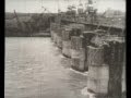 Перекрытие реки Обь при строительстве ГЭС, 1956