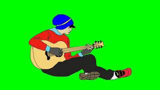 Green screen main gitar