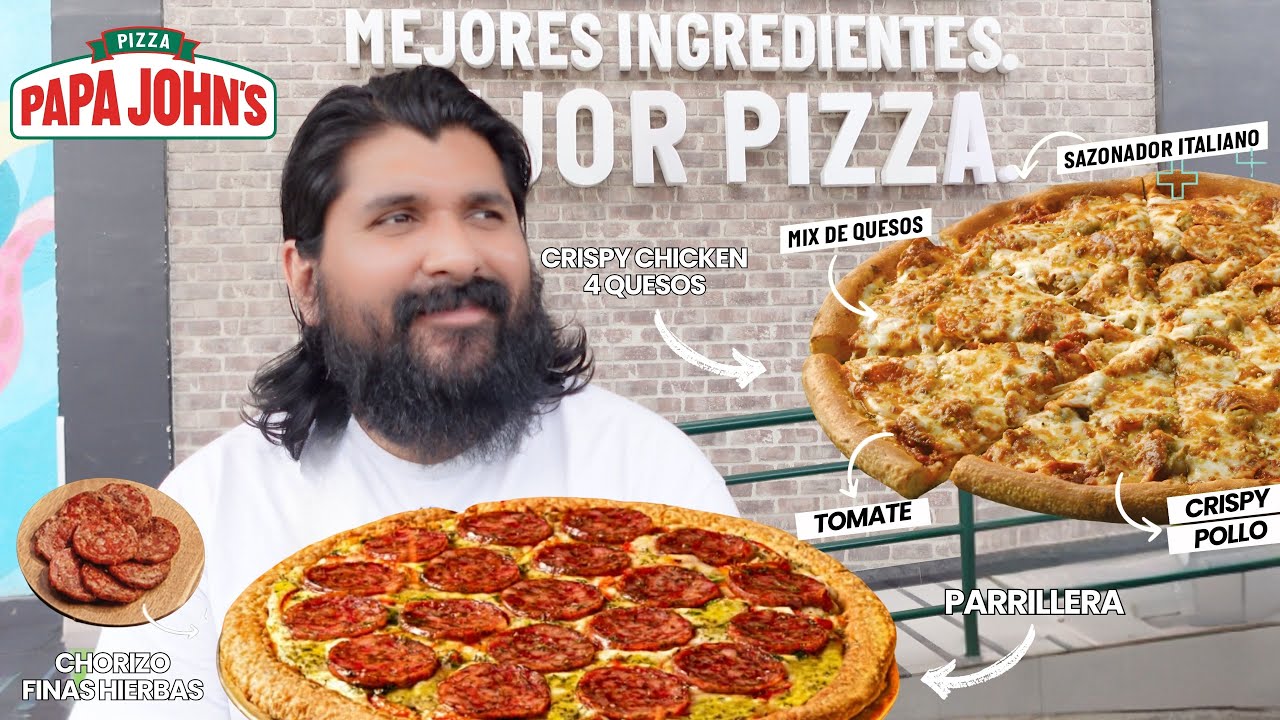 Papa John's se arriesga: Probando sus nuevas pizzas | Soy Nano