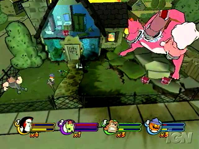 Cenourinha Flamejante: The Grim Adventures of Billy & Mandy (PlayStation 2)