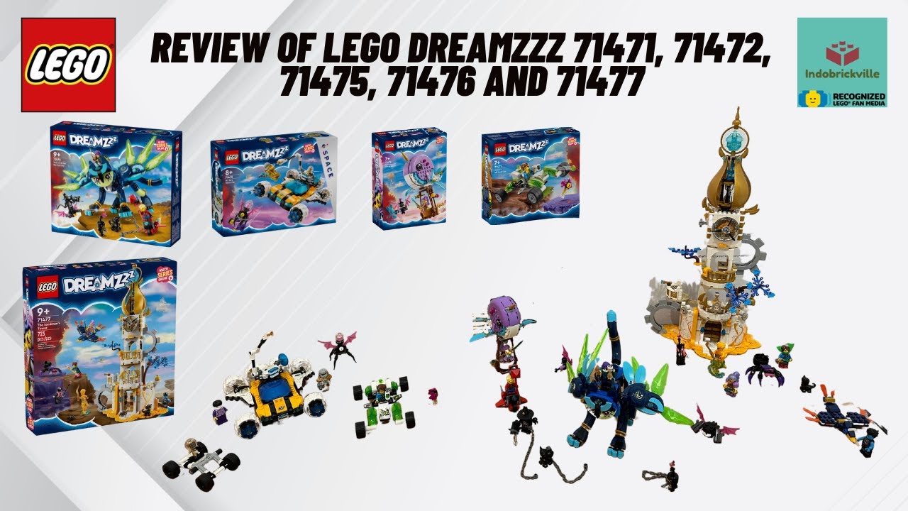 akkk、REVI9点 Review of LEGO Dreamzzz 71471, 71472, 71475, 71476 and 71477 for