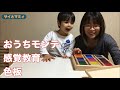おうちモンテ・感覚教育、色板（3歳11ヶ月）｜Homemontessori sensorial color tablets