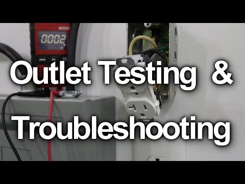 How to Test a Wall Outlet - Receptacle Troubleshooting