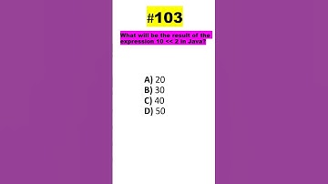 Quiz-103 #crackjavainterview #LearnJava #java #quiz #interview #coding #spring #tricks #programming